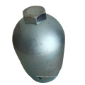 gas cylinder cap with hex nut